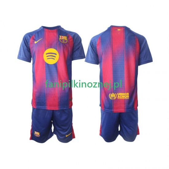 Koszulka FC Barcelona 2025-2026 Domowa Krótkie Rękawy ,Dziecięca