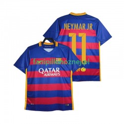 Koszulka FC Barcelona Neymar JR 11 2015-2016 Retro Domowa Krótkie Rękawy ,Męska