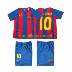 Koszulka FC Barcelona RONALDINHO 10 Retro 2004 Domowa Krótkie Rękawy ,Dziecięca