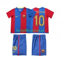 Koszulka FC Barcelona RONALDINHO 10 2007 Retro 2006 Domowa Krótkie Rękawy ,Dziecięca