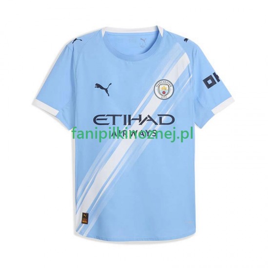 Koszulka Manchester City 2025-2026 Domowa Krótkie Rękawy ,Męska