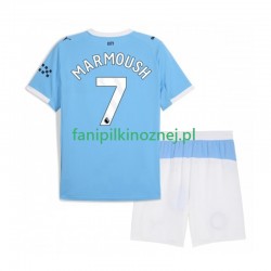 Koszulka Manchester City Omar Marmoush 7 2025-2026 Domowa Krótkie Rękawy ,Dziecięca
