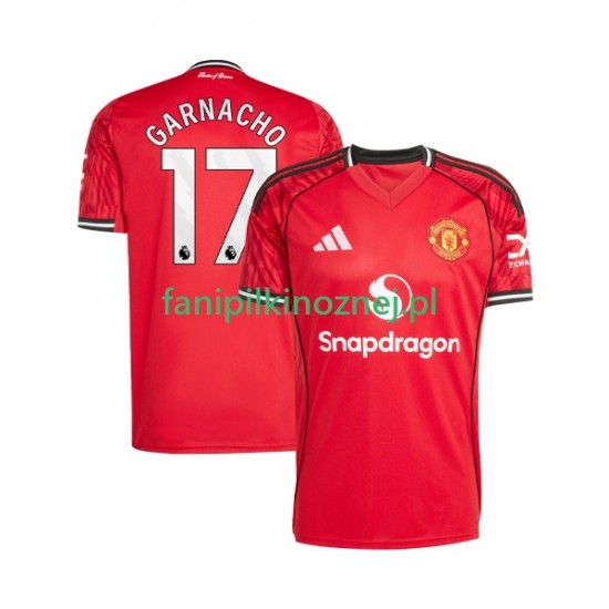 Koszulka Manchester United Alejandro Garnacho 17 2025-2026 Domowa Krótkie Rękawy ,Męska