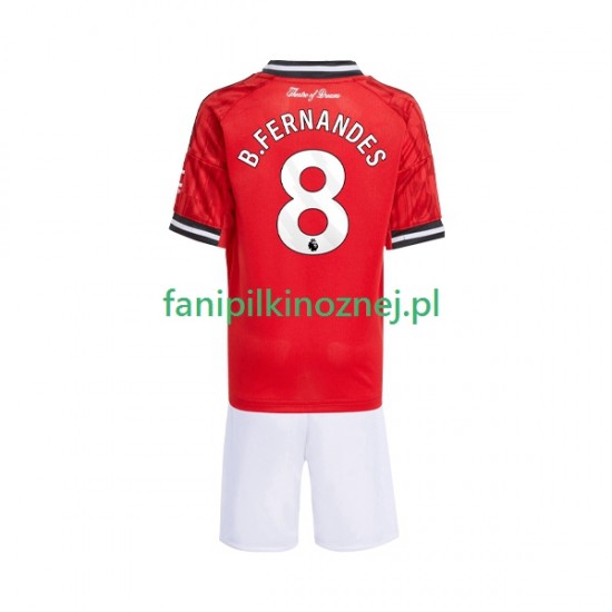 Koszulka Manchester United Bruno Fernandes 8 2025-2026 Domowa Krótkie Rękawy ,Dziecięca
