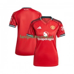Koszulka Manchester United 2025-2026 Domowa Krótkie Rękawy ,Damska