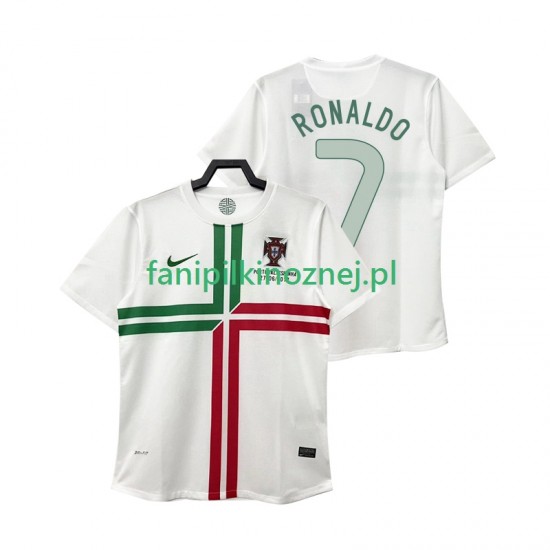 Koszulka Reprezentacji Portugalii Cristiano Ronaldo 7 2012 Retro Wyjazdowa Krótkie Rękawy ,Męska
