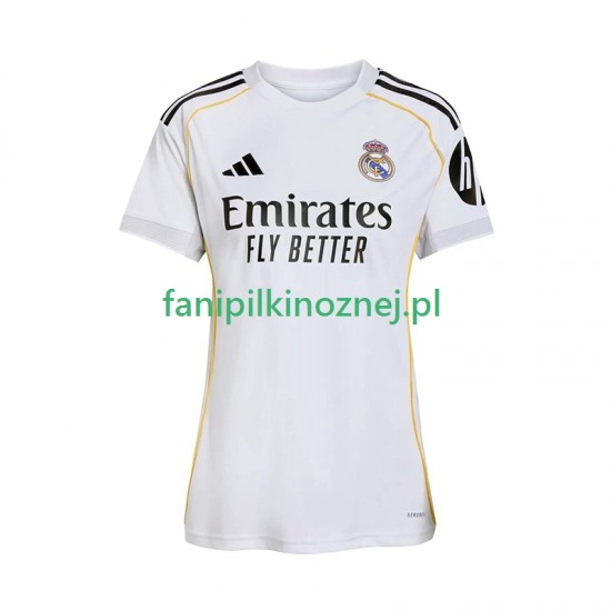 Koszulka Real Madryt 2025-2026 Domowa Krótkie Rękawy ,Damska