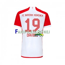 Koszulka Bayern Monachium Alphonso Davies 19 2023-2024 Domowa Krótkie Rękawy ,Męska