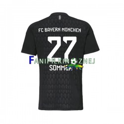 Koszulka Bayern Monachium Yann Sommer 27 Bramkarska 2023-2024 Domowa Krótkie Rękawy ,Męska