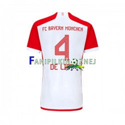 Koszulka Bayern Monachium Matthijs de Ligt 4 2023-2024 Domowa Krótkie Rękawy ,Męska