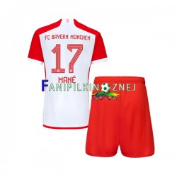 Koszulka Bayern Monachium Sadio Mane 17 2023-2024 Domowa Krótkie Rękawy ,Dziecięca