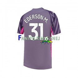 Koszulka Manchester City Ederson Moraes 31 Bramkarska 2023-2024 Wyjazdowa Krótkie Rękawy ,Męska