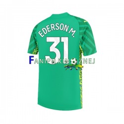 Koszulka Manchester City Ederson Moraes 31 Bramkarska 2023-2024 Domowa Krótkie Rękawy ,Męska