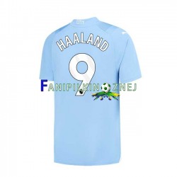 Koszulka Manchester City Haaland 9 2023-2024 Domowa Krótkie Rękawy ,Męska