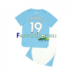 Koszulka Manchester City J. ALVAREZ 19 2023-2024 Domowa Krótkie Rękawy ,Dziecięca