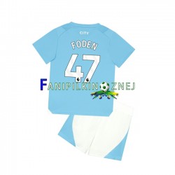 Koszulka Manchester City Phil Foden 47 2023-2024 Domowa Krótkie Rękawy ,Dziecięca