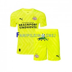 Koszulka PSV Eindhoven Bramkarska 2023-2024 Wyjazdowa Krótkie Rękawy ,Dziecięca