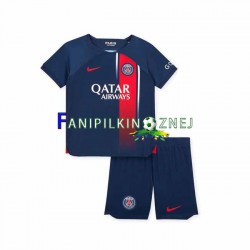 Koszulka Paris Saint-Germain 2023-2024 Domowa Krótkie Rękawy ,Dziecięca