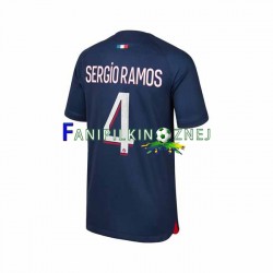 Koszulka Paris Saint-Germain Sergio Ramos 4 2023-2024 Domowa Krótkie Rękawy ,Męska