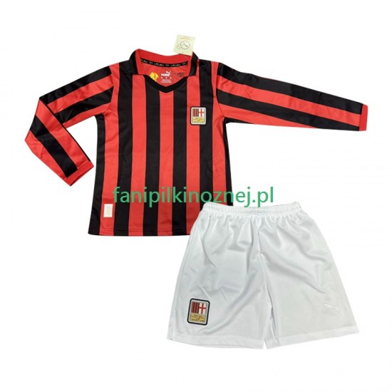 Koszulka AC Milan 125th Anniversary 2024-2025 Domowa Długie Rękawy ,Dziecięca