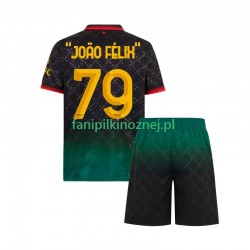 Koszulka AC Milan JOAO FELIX 79 2024-2025 Czwarty Krótkie Rękawy ,Dziecięca