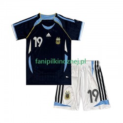 Koszulka Reprezentacji Argentyny Lionel Messi 19 Retro 2006 Wyjazdowa Krótkie Rękawy ,Dziecięca