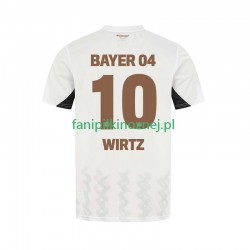 Koszulka Bayer 04 Leverkusen Florian Wirtz 10 2024-2025 Wyjazdowa Krótkie Rękawy ,Męska