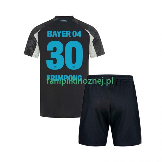 Koszulka Bayer 04 Leverkusen Frimpong 30 2024-2025 Trzeci Krótkie Rękawy ,Dziecięca