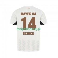 Koszulka Bayer 04 Leverkusen Patrik Schick 14 2024-2025 Wyjazdowa Krótkie Rękawy ,Męska