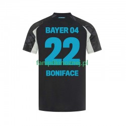 Koszulka Bayer 04 Leverkusen Victor Boniface 22 2024-2025 Trzeci Krótkie Rękawy ,Męska