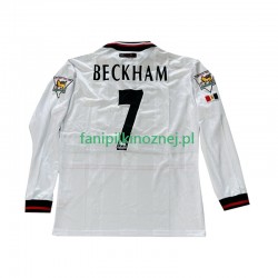 Koszulka Manchester United Beckham 7 Retro 1998 1999 Wyjazdowa Długie Rękawy ,Męska