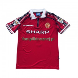 Koszulka Manchester United Beckham 7 Retro 1998 1999 Domowa Krótkie Rękawy ,Męska