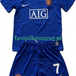 Koszulka Manchester United Cristiano Ronaldo 7 2009 Retro 2008 Trzeci Krótkie Rękawy ,Dziecięca