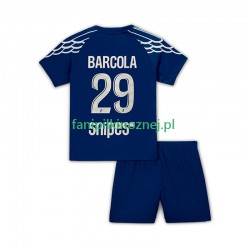 Koszulka Paris Saint-Germain Bradley Barcola 29 2024-2025 Czwarty Krótkie Rękawy ,Dziecięca