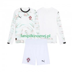 Koszulka Reprezentacji Portugalii 2025 Wyjazdowa Długie Rękawy ,Dziecięca