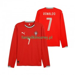 Koszulka Reprezentacji Portugalii Cristiano Ronaldo 7 2025 Domowa Długie Rękawy ,Męska