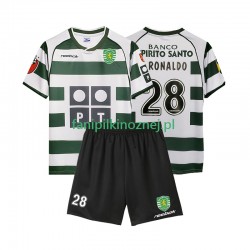 Koszulka Sporting CP Cristiano Ronaldo 28 2001 2003 Retro Domowa Krótkie Rękawy ,Dziecięca
