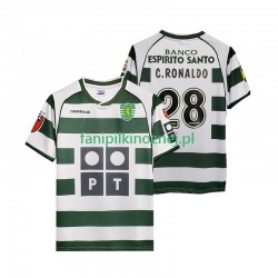 Koszulka Sporting CP Cristiano Ronaldo 28 2001 2003 Retro Domowa Krótkie Rękawy ,Męska