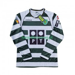 Koszulka Sporting CP 2001 2003 Retro Domowa Długie Rękawy ,Męska