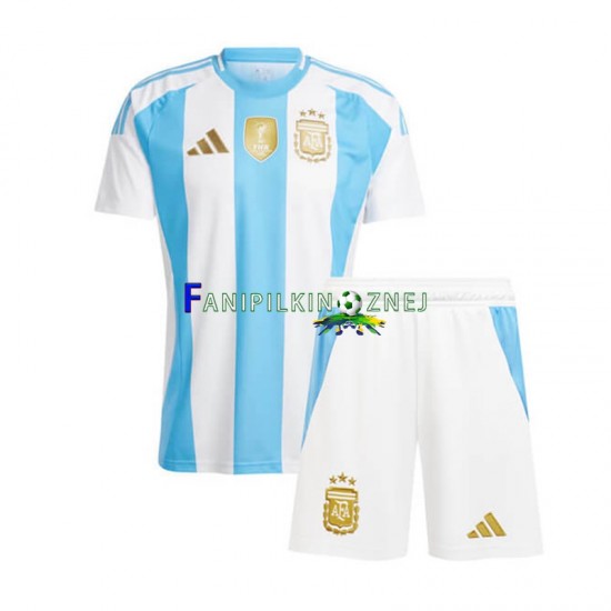 Koszulka Reprezentacji Argentyny Copa America 2024 Domowa Krótkie Rękawy ,Dziecięca Koszulka Reprezentacji Argentyny Copa America 2024 Domowa Krótkie Rękawy ,Dziecięca