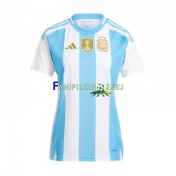 Koszulka Reprezentacji Argentyny Copa America 2024 Domowa Krótkie Rękawy ,Damska