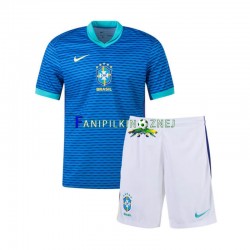 Koszulka Reprezentacji Brazylii Copa America 2024 Wyjazdowa Krótkie Rękawy ,Dziecięca