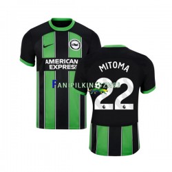 Koszulka Brighton Hove Albion Mitoma 22 2023-2024 Wyjazdowa Krótkie Rękawy ,Męska