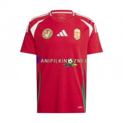 Koszulka Reprezentacji Węgier ME 2024 Domowa Krótkie Rękawy ,Męska