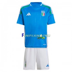 Koszulka Reprezentacji Włoch ME 2024 Domowa Krótkie Rękawy ,Dziecięca