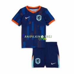 Koszulka Reprezentacji Holandii ME 2024 Wyjazdowa Krótkie Rękawy ,Dziecięca