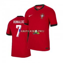 Koszulka Reprezentacji Portugalii Cristiano Ronaldo 7 ME 2024 Domowa Krótkie Rękawy ,Męska