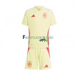 Koszulka Reprezentacji Hiszpanii ME 2024 Wyjazdowa Krótkie Rękawy ,Dziecięca