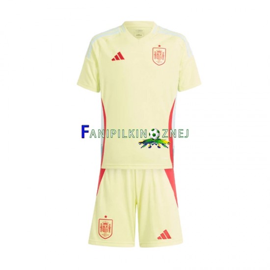 Koszulka Reprezentacji Hiszpanii ME 2024 Wyjazdowa Krótkie Rękawy ,Dziecięca