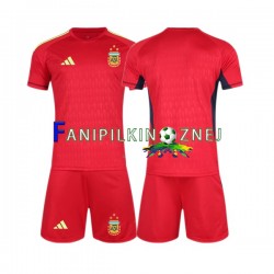 Koszulka Reprezentacji Argentyny Bramkarska Mistrzostwa Świata 2022 Wyjazdowa Krótkie Rękawy ,Dziecięca